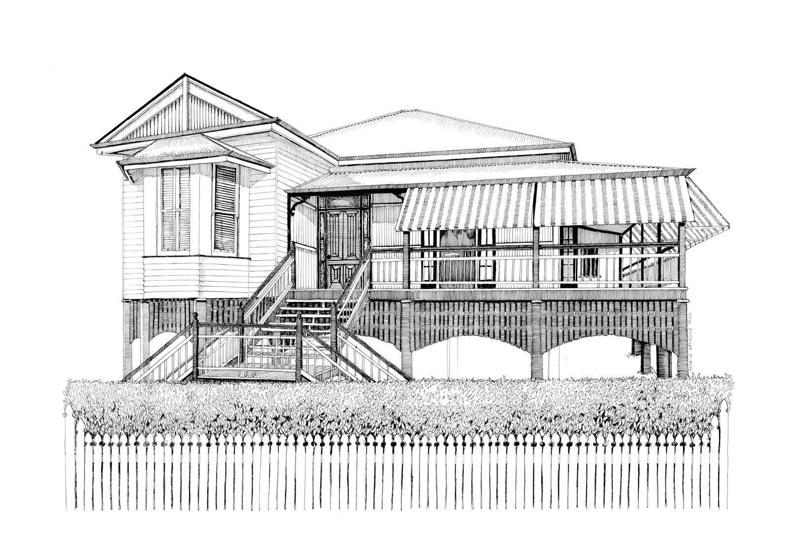 Your House Illustrated A3 size | Georgie Arthouse